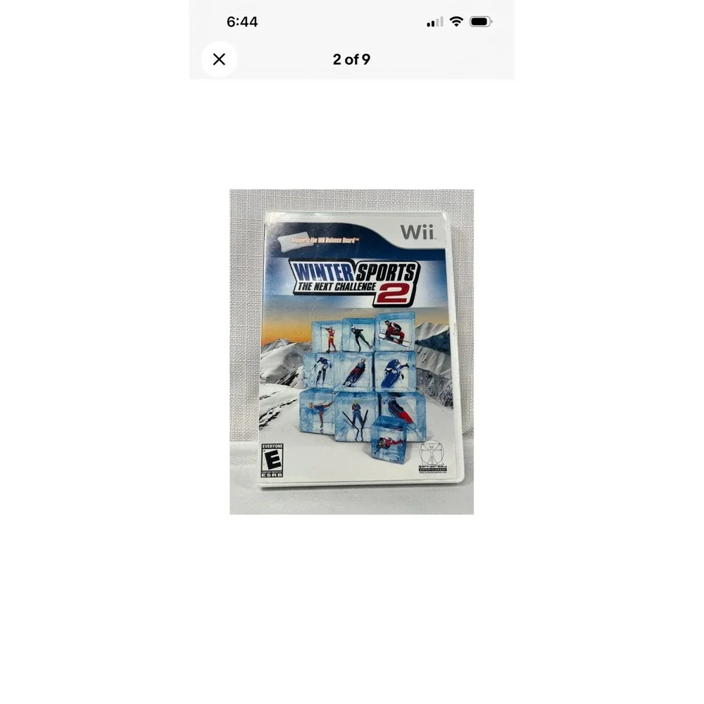 Winter Sports The Next Challenge 2 Nintendo Wii Game Complete CIB Balance Board